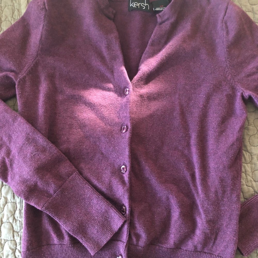 Deep Purple Cardigan
